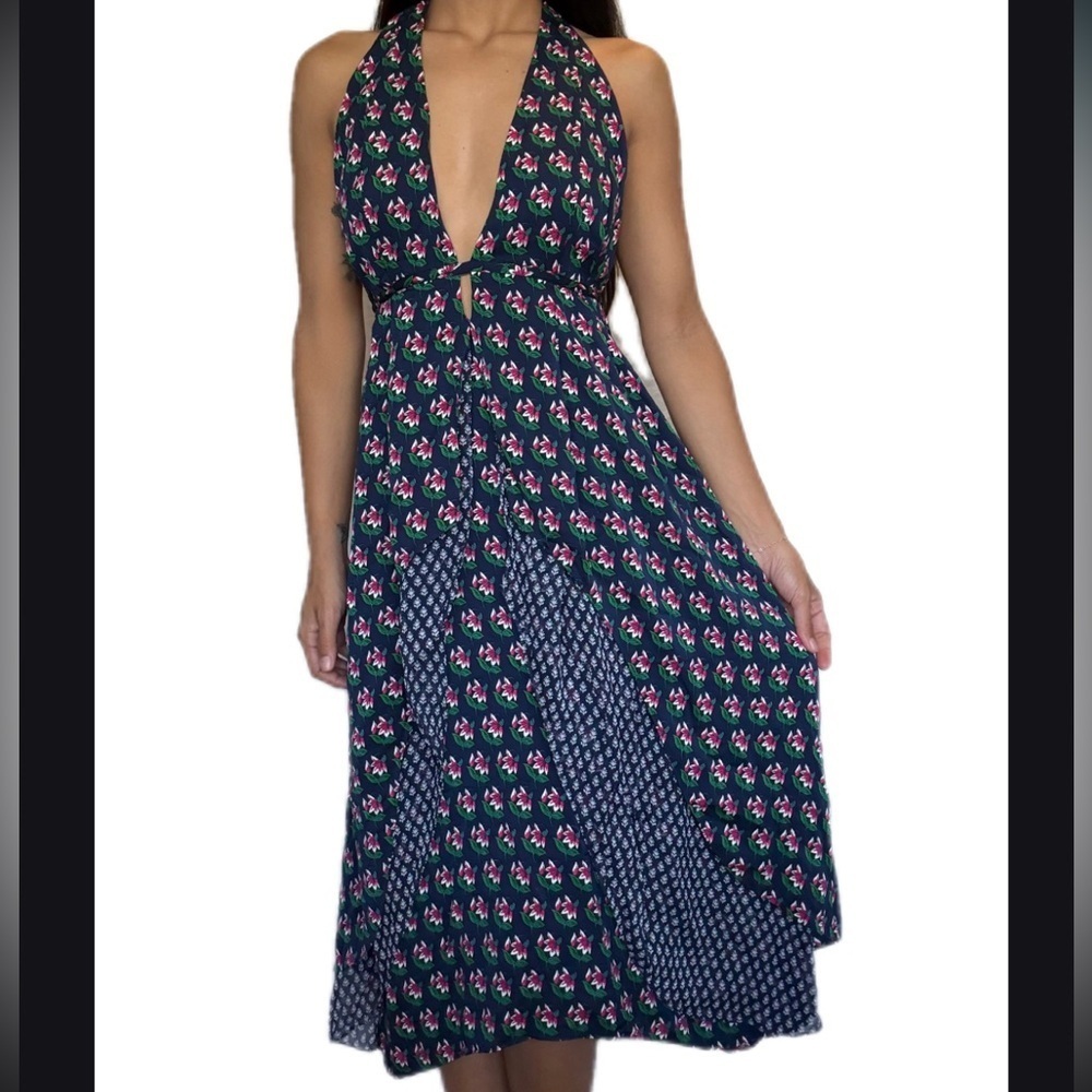 Diane von Furstenberg Halter Midi Dress